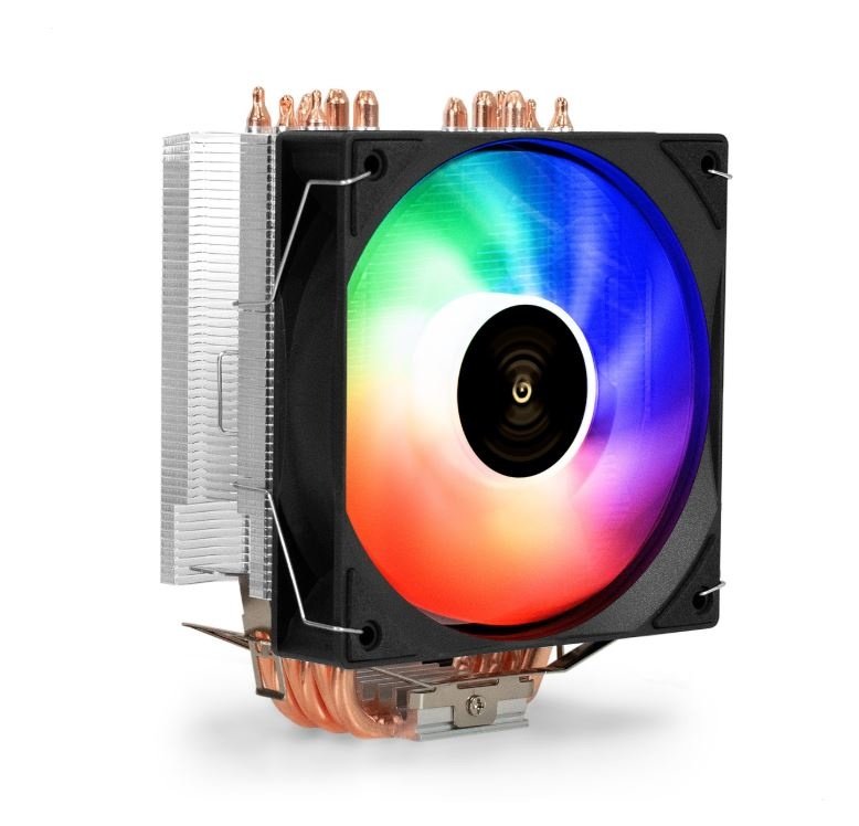 Кулер Exegate Wizard EXX600-PWM.FRGB (EX299608RUS) (Al+Cu, 6 тепл.трубки, LGA775/1150/1151/1155/1156/1200/1700/1851/AM2/AM2+/AM3/AM3+/AM4/AM5)