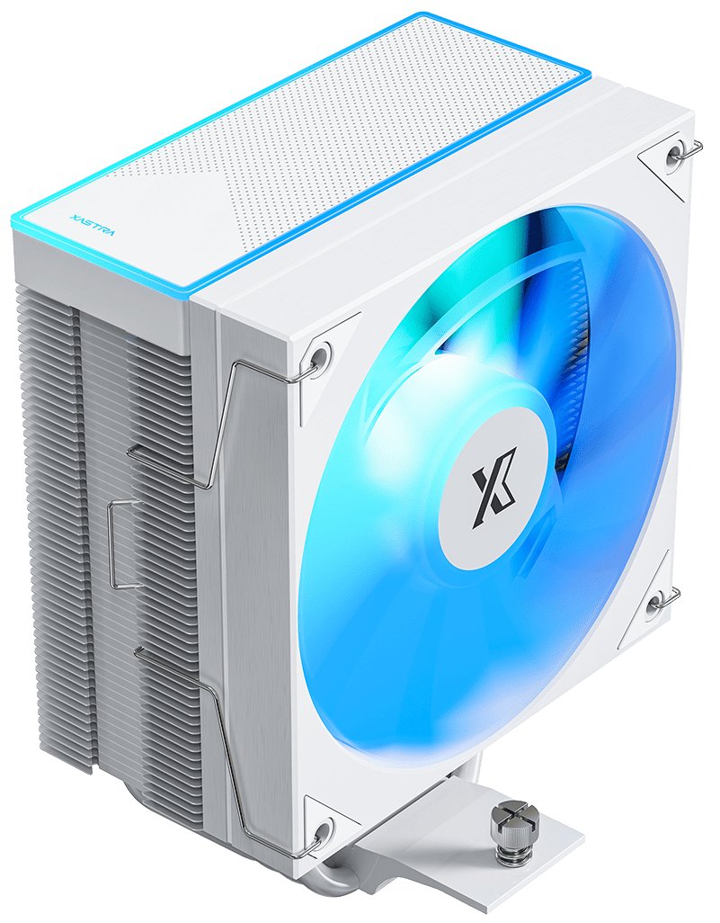 Кулер XASTRA AR400 ARGB WH LGA1851/1700/1200/115X/AM5/AM4 (TDP 220W, 4 тепл.трубки , PWM Fan ARGB 120mm , top cover with ARGB led)