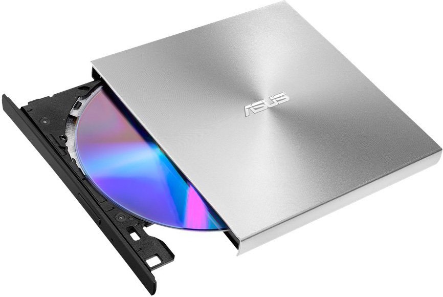Привод DVD-RW Asus SDRW-08U9M-U/SIL/G/AS серебристый USB slim ultra slim M-Disk Mac внешний RTL