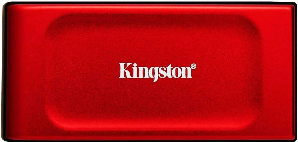 Внешний диск SSD Kingston XS1000 (SXS1000R/2000G), 2ТБ, красный
