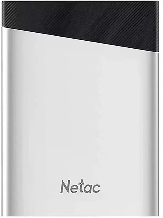 Внешний SSD  Netac 2 TB  Z6S USB-C чёрный/серебро, USB 3.2