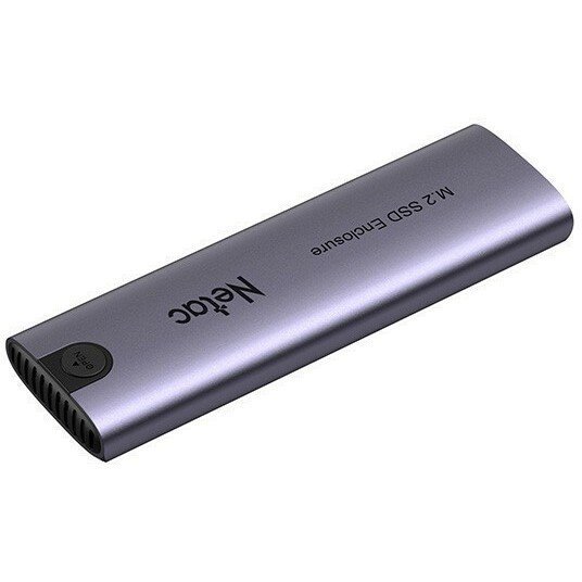 Внешний корпус NETAC WH51 NT07WH51-32CA для SSD M.2 SATA/NVMe - USB3.1 Type-C Алюминий, 1 кабель type A -