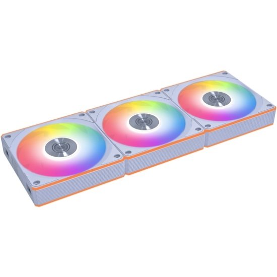 Комплект вентиляторов (3шт.) Lian Li Uni Fan CL Wireless 120 (G99.12CL1W3W.R0)/12CL1W3W White / 120x124x28мм (PWM, ARGB, 2150 об/мин (Max.), 29,8dBa)