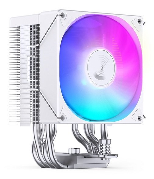 Кулер JONSBO CR-1400 Evo Color White LGA1700/1200/115X/AM5/AM4 (TDP 180W, PWM, 92mm Dynamic Multi-Color LED Fan, 4 тепловые трубки, белый, 4