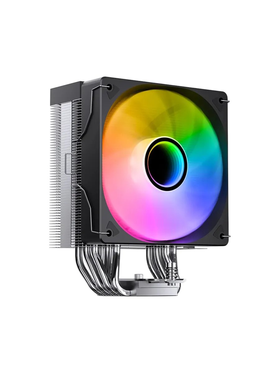 Кулер JONSBO CR-1000 V3 Pro ARGB Black (230W, 4-pin PWM, 157mm, Al/Cu, 6x6mm, 1x120mm, 70.8CFM, 33.2dBA, 1800RPM, S 1851)
