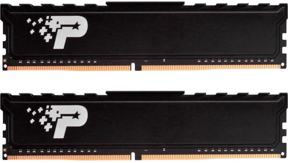 ОЗУ Patriot Memory DDR 4 DIMM 16Gb (8Gbx2) PC21300, 2666Mhz, PATRIOT SL Premium (PSP416G2666KH1) (retail)