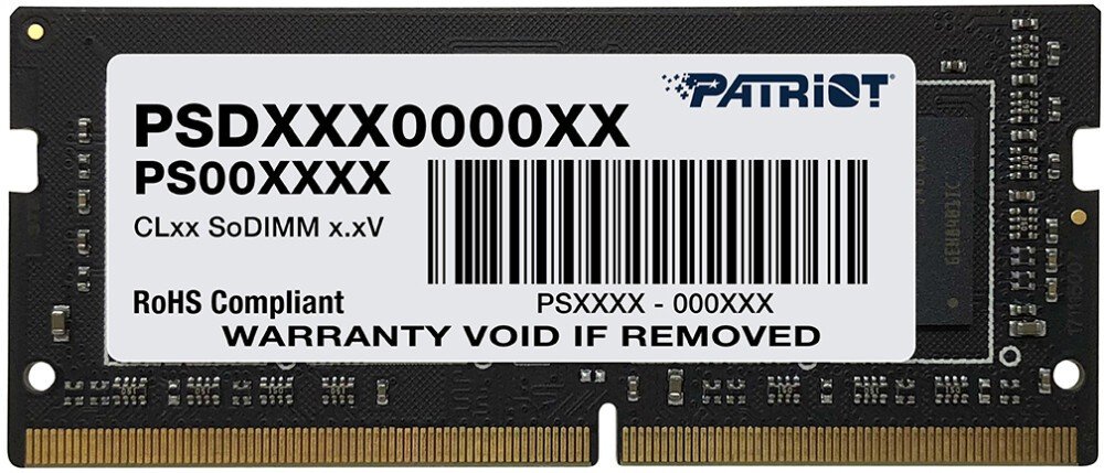 ОЗУ PATRIOT Signature Line PSD48G32002S DDR4 8Гб 8Гбх1 1.2 В черный