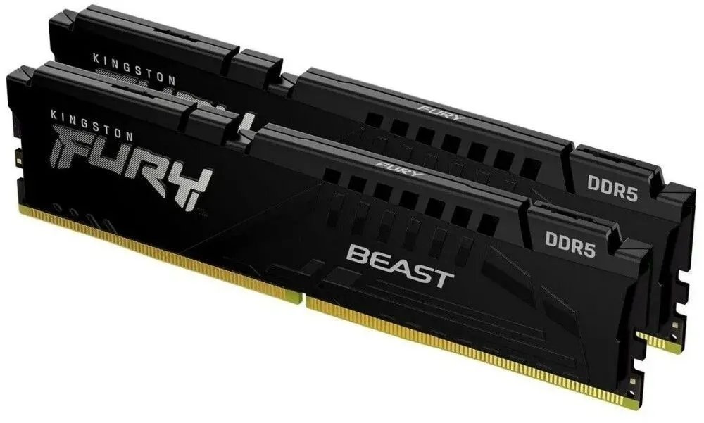 ОЗУ Kingston Fury Beast Black KF556C40BB2K2-64 DDR5 - 2x 32ГБ 5600МГц, DIMM, Ret