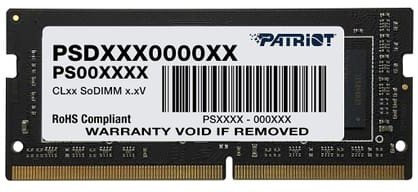 ОЗУ Patriot Signature PSD44G266681S, SO-DIMM DDR 4 DIMM 4Gb PC21300, 2666Mhz retail