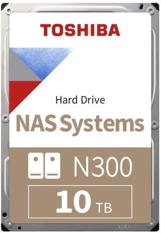 HDD Toshiba N300 (HDWG71AXZSTA) NAS SATA3 3.5" 10TB 7200 512Mb 6Gb/s 1 year warranty