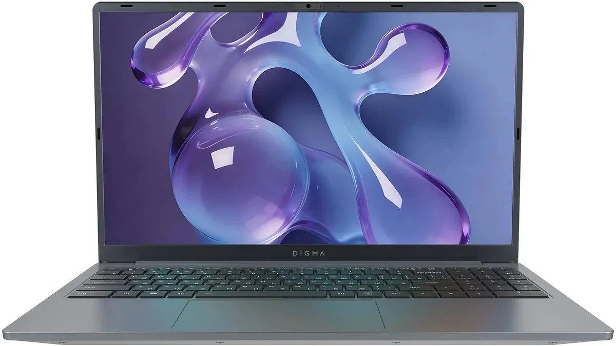Ноутбук Digma Nova Ryzen 5 3500U (DN15R5-ADXW13-Win11P) 16Gb SSD512Gb AMD Radeon Vega 8 15.6" IPS FHD (1920x1080) grey WiFi BT Cam 6000mAh