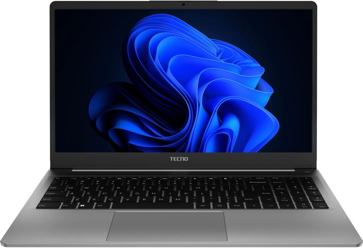 Ноутбук Tecno MegaBook K15SDA (71005000256) Ryzen 5 7430U 16Gb SSD1Tb AMD Radeon Graphics 15.6" IPS FHD (1920x1080) Win11Home grey WiFi BT