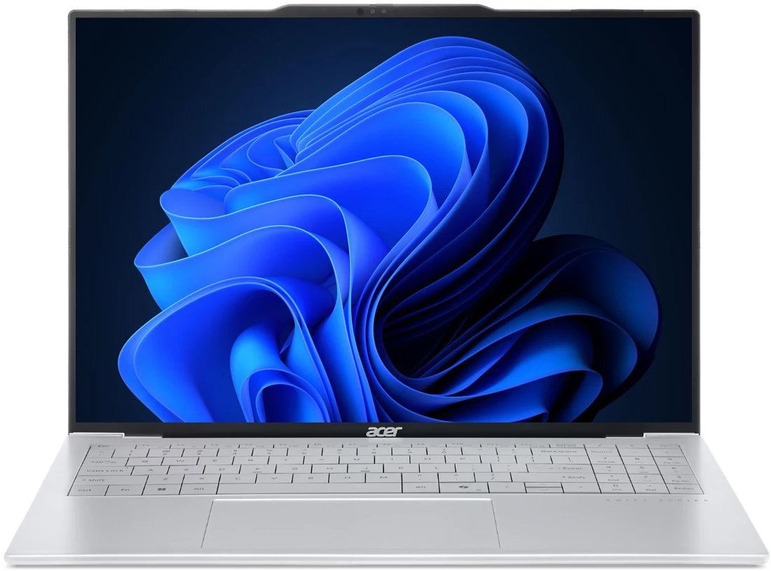 Ноутбук Acer Swift Air 16 SFA16-61M-R721 (NX.DJBCD.002) AMD Ryzen AI 7 350/16Gb/SSD1Tb/16"/OLED/WUXGA/1920x1200/60Hz/NoOS/Silver/1.1kg