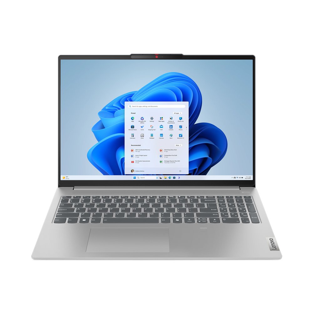 Ноутбук Lenovo IdeaPad Slim 5 16IMH9 (83DC00AVIN) Intel Core Ultra 5 125H/16Gb/SSD512Gb/16"/IPS/WUXGA/1920x1200/60Hz/NoOS/Cloud Grey/1.82kg
