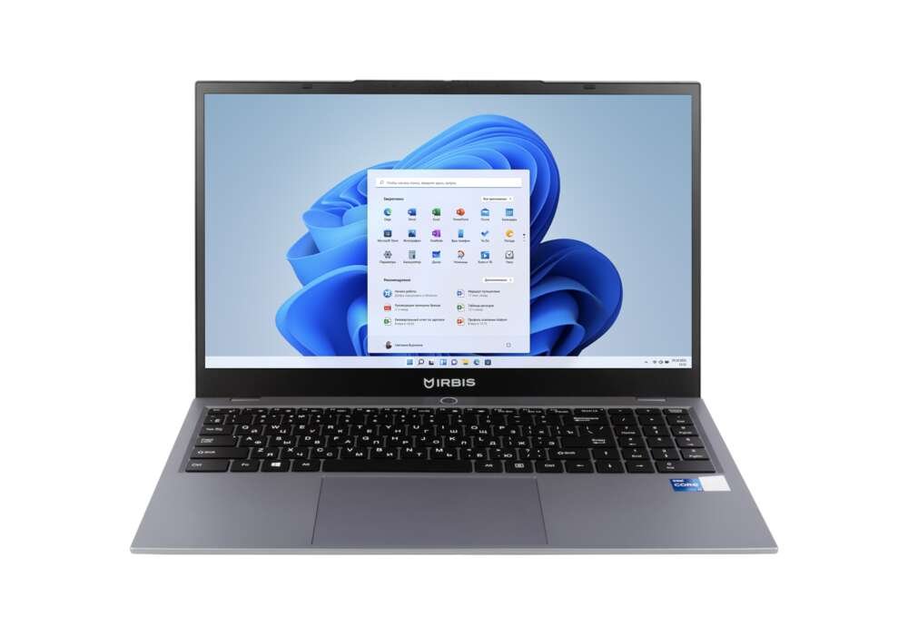 Ноутбук IRBIS SmartBook 16NBP01U 16" WQXGA(2560x1600) 16:10 IPS 300cd, Ultra 7 155U, 16Gb LPDDR5-5600, 512Gb SSD, Wi-Fi6+BT5.2,45Wh, Metal case