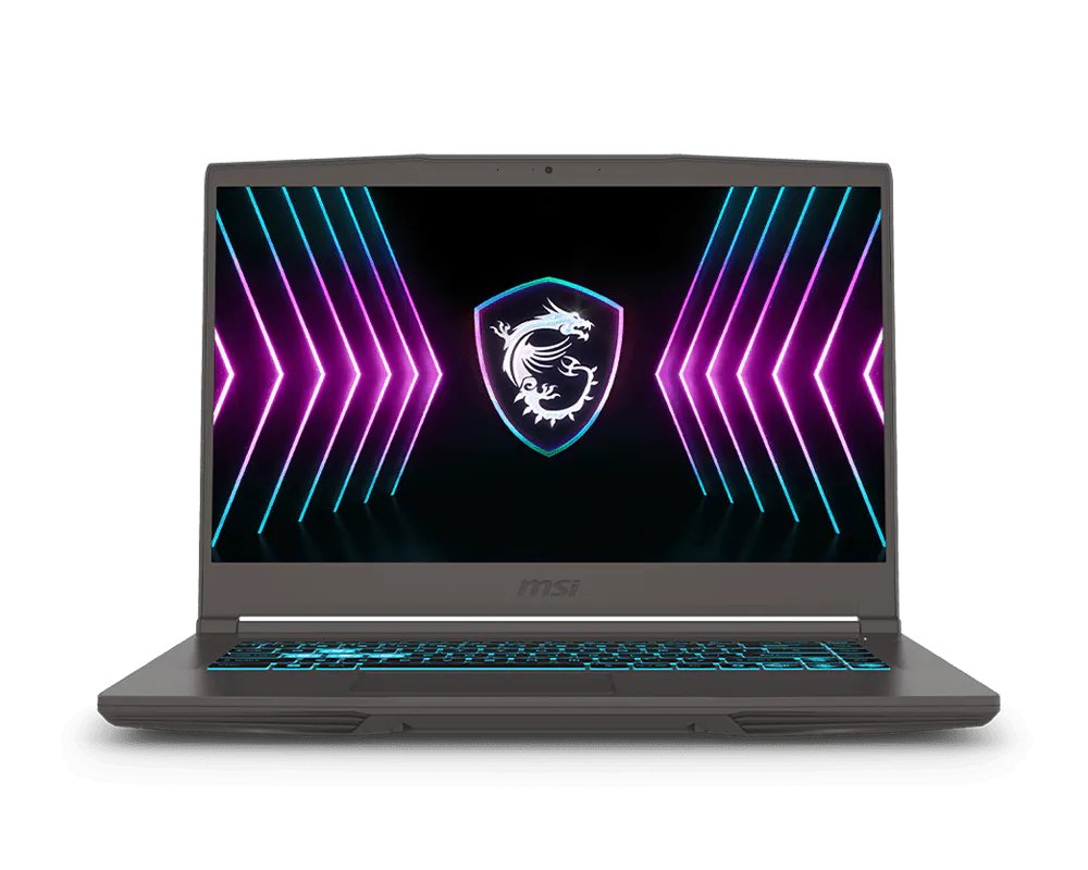 Ноутбук MSI Thin 15 B2RVE-3451XRU (9S7-16R831-3451) Intel Core 7 240H/16Gb/SSD512Gb/RTX4050 6Gb (45W)/15.6"/IPS/FHD/1920x1080/144Hz/NoOS/ Gray