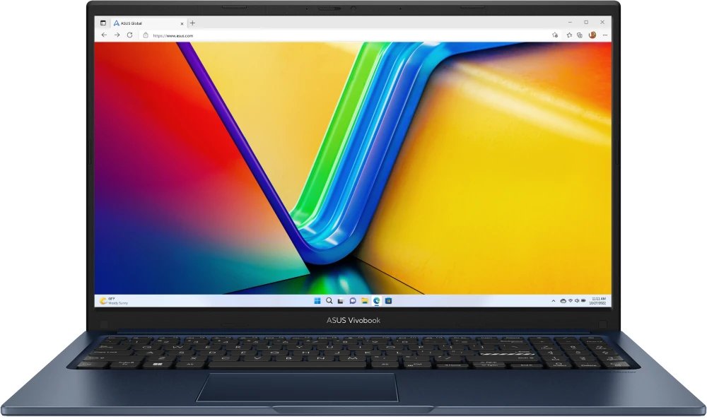 Ноутбук ASUS VivoBook 15 X1504VA-BQ4055 (90NB13Y1-M01PX0-Win11Pro) Core 5 120U 16Gb SSD 512Gb Intel Graphics 15,6 FHD IPS 42Вт*ч Синий