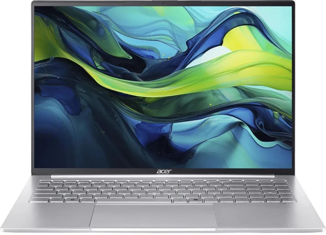 Ноутбук Acer Swift Lite 16 SFL16-51M-58ED (NX.D3UCD.003-Win11Pro) Ultra 5 115U 16Gb SSD 512Gb Intel Graphics 16 WUXGA IPS Cam 55Вт*ч Серебристый