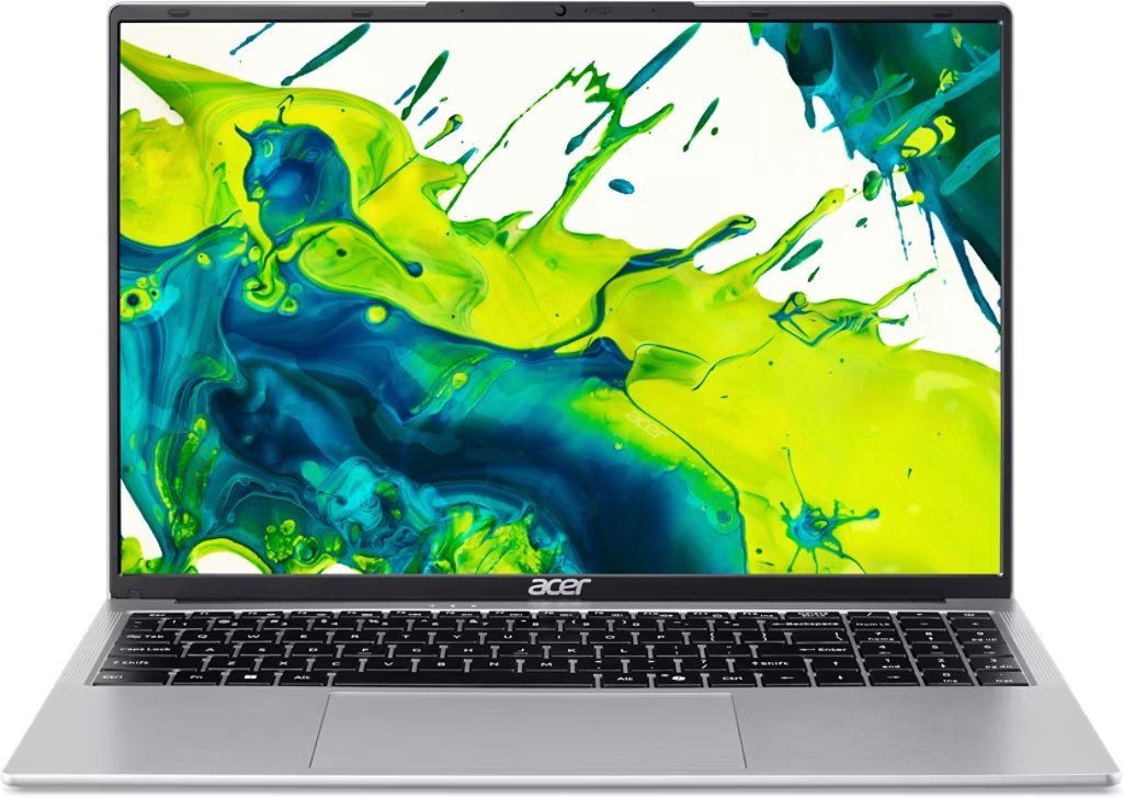 Ноутбук Acer Aspire Lite 16 AL16-54P-763P (NX.DK6CD.004-Win11Pro) i7-1355U 16Gb SSD 512Gb Intel Iris Xe Graphic 16 WUXGA IPS Cam 58Вт*ч Серебристый