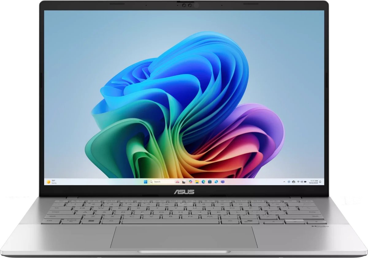 Ноутбук ASUS Vivobook S14 M3407HA (90NB16E2-M00320) AMD Ryzen 7 260 3800MHz/14"/1920x1200/16GB/512GB SSD/AMD Radeon 780M/Wi-Fi/Без ОС Silver