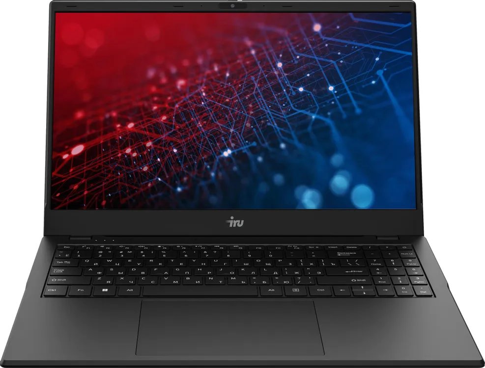 Ноутбук IRU Planio 15ING-2140843-FreeDOS Celeron N4500 16Gb SSD512Gb Intel UHD Graphics 15.6" IPS FHD (1920x1080) black WiFi BT Cam 6000mAh