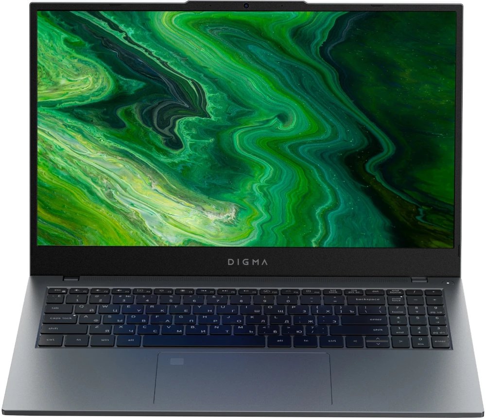 Ноутбук Digma Pro Fortis M (DN15P7-BDXW01)Core i7 1255U 32Gb SSD512Gb Intel Iris Xe graphics 15.6" IPS FHD (1920x1080) Windows 11 Pro grey WiFi BT Cam