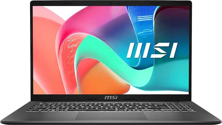Ноутбук MSI Modern 15 F1MG-1099RU (9S7-15S111-1099-Win11Pro) Core 7 150U 16Gb SSD512Gb Intel Graphics 15.6" IPS FHD (1920x1080) grey WiFi BT Cam