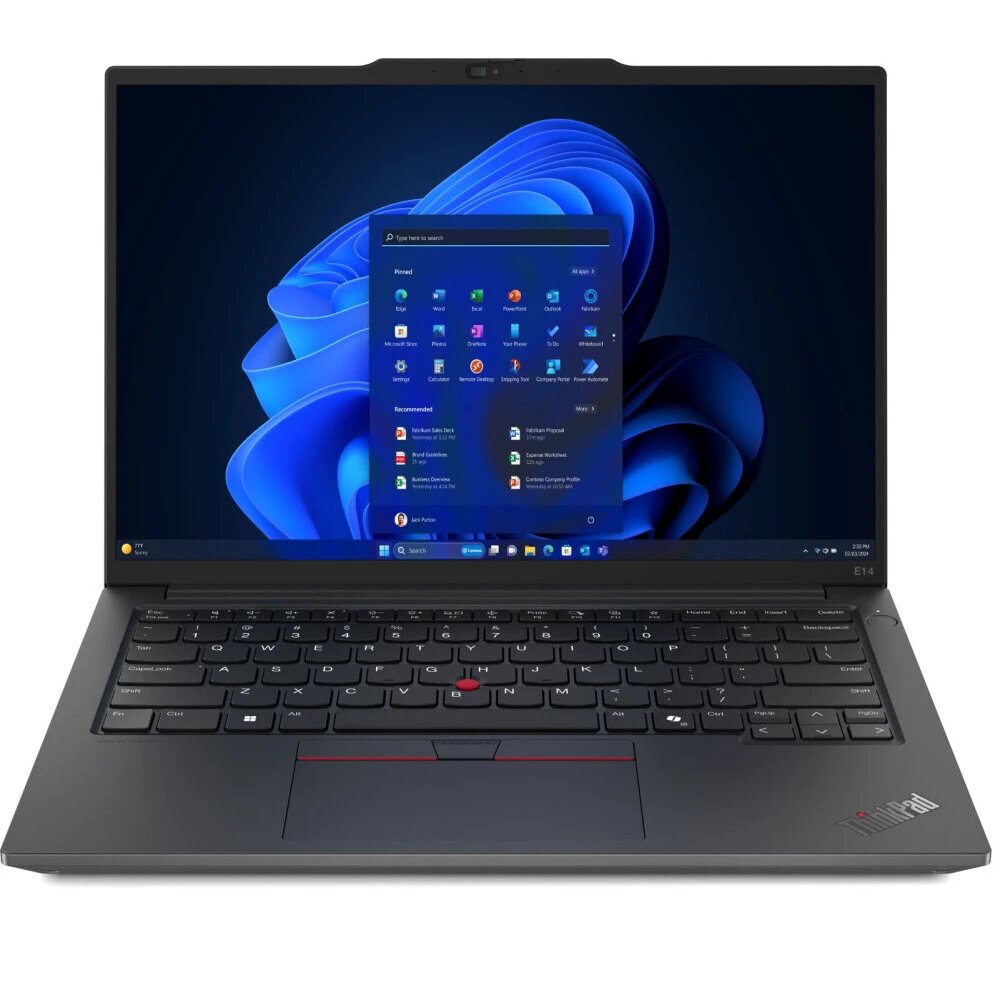 Ноутбук Lenovo ThinkPad E14 G6 (21M80024US) Core Ultra 5 125U 16Gb SSD512Gb Intel Graphics 14" IPS WUXGA (1920x1200) без ОС black WiFi BT Cam