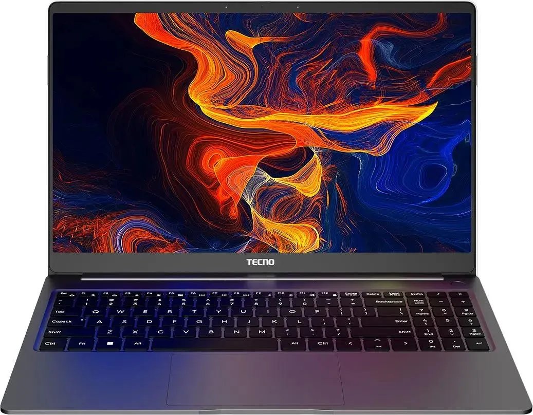 Ноутбук TECNO MegaBook T15DA (71003300345) 15.6", IPS, AMD Ryzen 5 7430U 2.3ГГц, 6 ядер, 8ГБ 512ГБ SSD, AMD Radeon Graphics, Windows 11 Home, серый