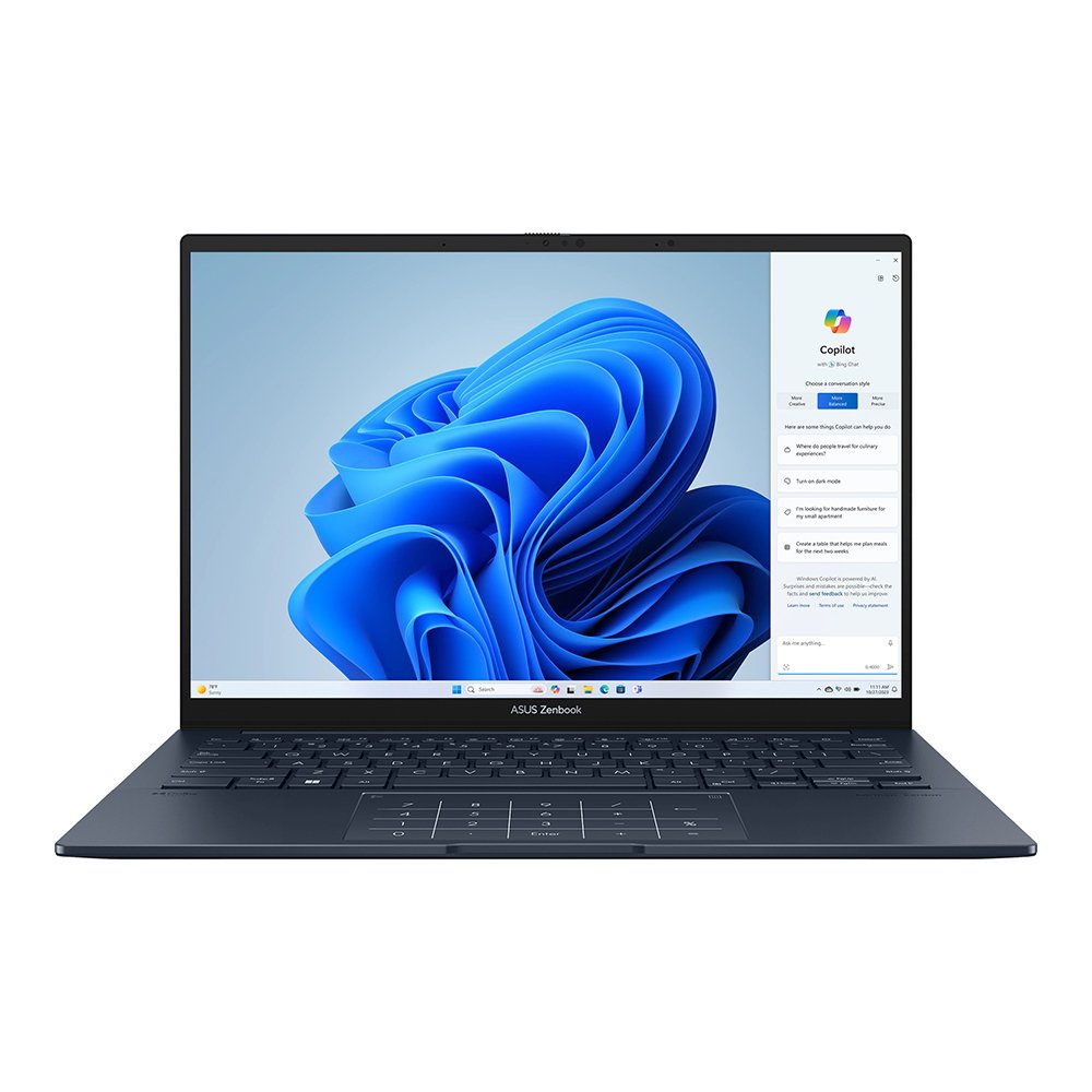 Ноутбук ASUS Zenbook 14 OLED UX3405CA-PP1158 (90NB14W1-M01PP0_Win11P) Intel Core Ultra 7 255H 4400MHz/14"/2880x1800/16GB/1024GB SSD/Intel Arc Graphics
