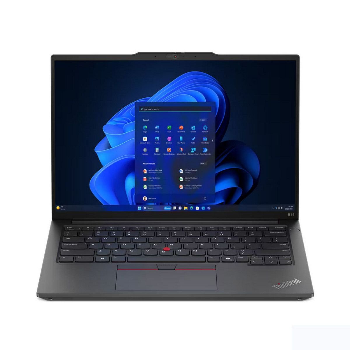 Ноутбук Lenovo ThinkPad E14 Gen 6 (21M700AXIG) Ultra 7 155H 16Gb SSD 512Gb Intel Graphics 14 WUXGA IPS Cam 47Вт*ч NoOS Черный KBD RUENG