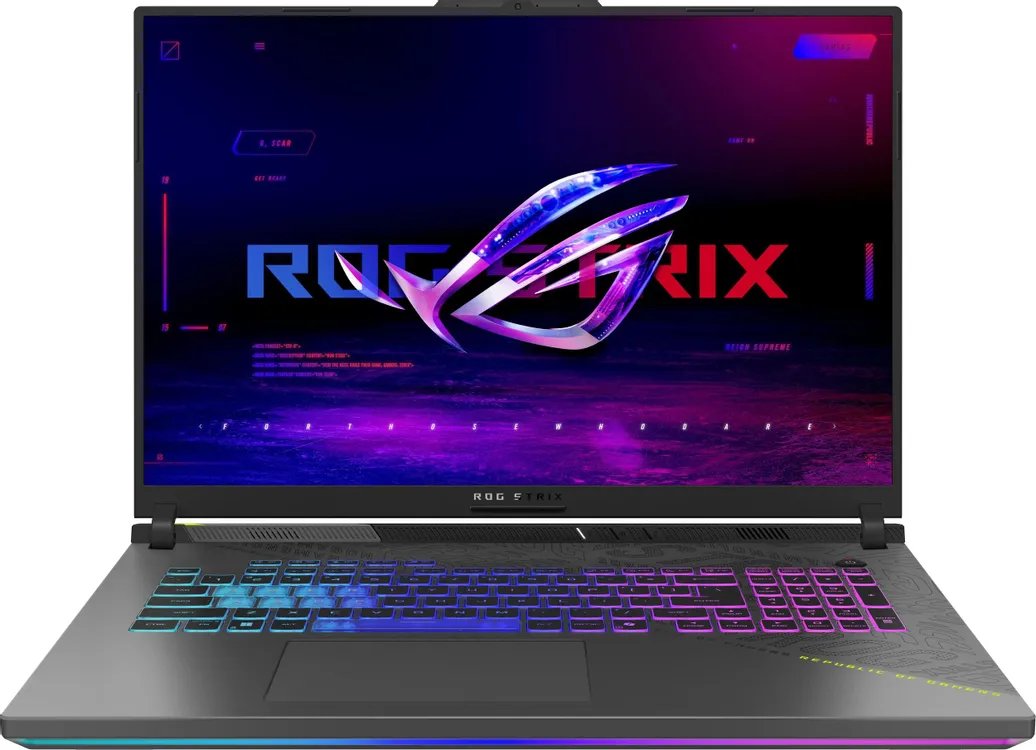 Ноутбук ASUS ROG Strix G18 G814PM-S8074 (90NR0L29-M003Y0_Win11P) AMD Ryzen 9 8940HX 2400MHz/18"/1920x1200/16GB/1024GB SSD/NVIDIA GeForce RTX 5060 8GB