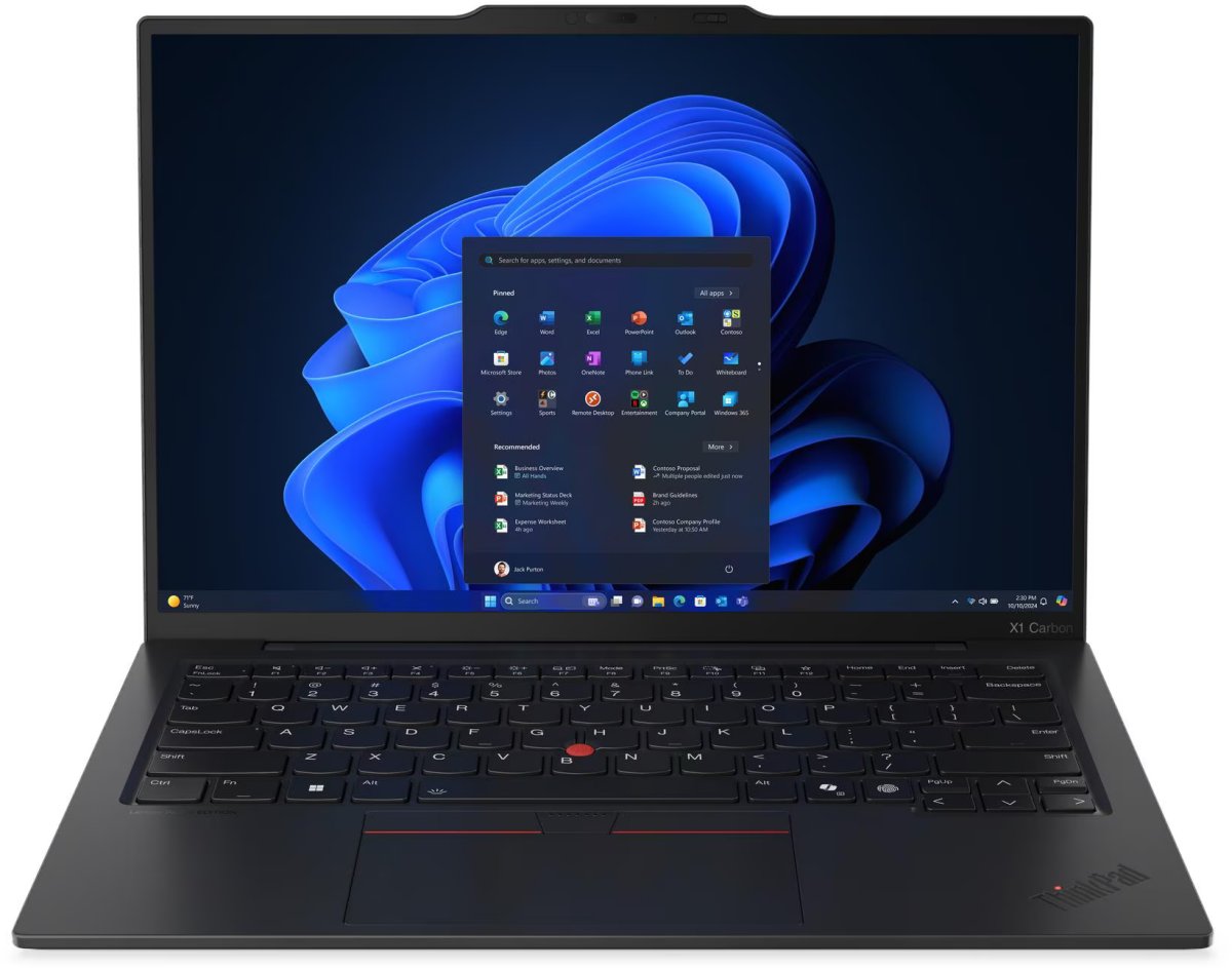 Ноутбук Lenovo ThinkPad X1 Carbon G13 (21NX005RUS) 14" (1920x1200) Touch, Ultra 7 265U vPro, 32gb, 1TB SSD, Intel Graphics, Wi-Fi 6E AX211 2x2 AX vPro