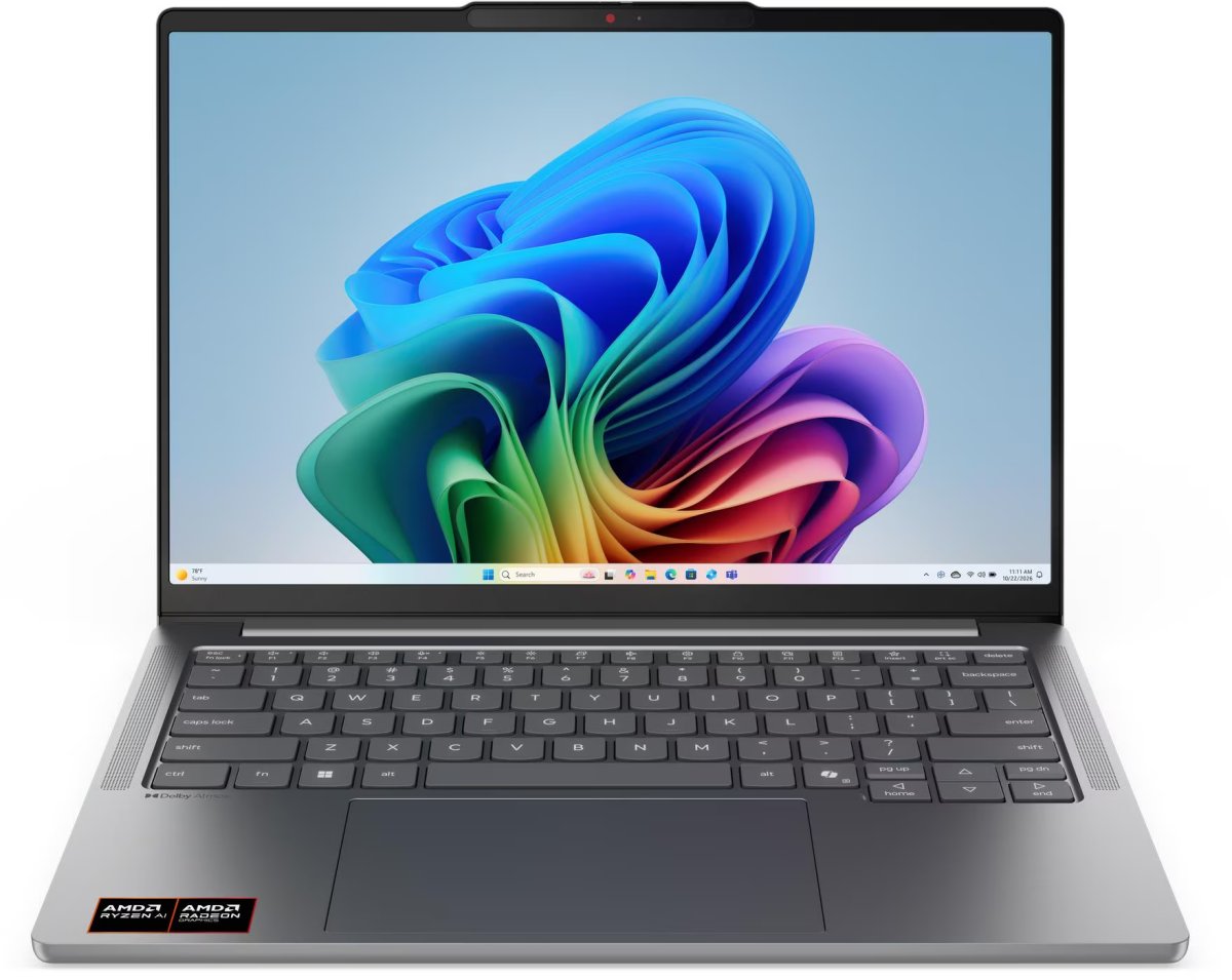 Ноутбук Lenovo IdeaPad Pro 5 14AGP11 (83SG0005RK) 14"(2880x1800 OLED)/AMD Ryzen AI 7 (Ghz)/24576Mb/1024PCISSDGb/noDVD/Int:AMD Radeon 860M(6144Mb)/Cam