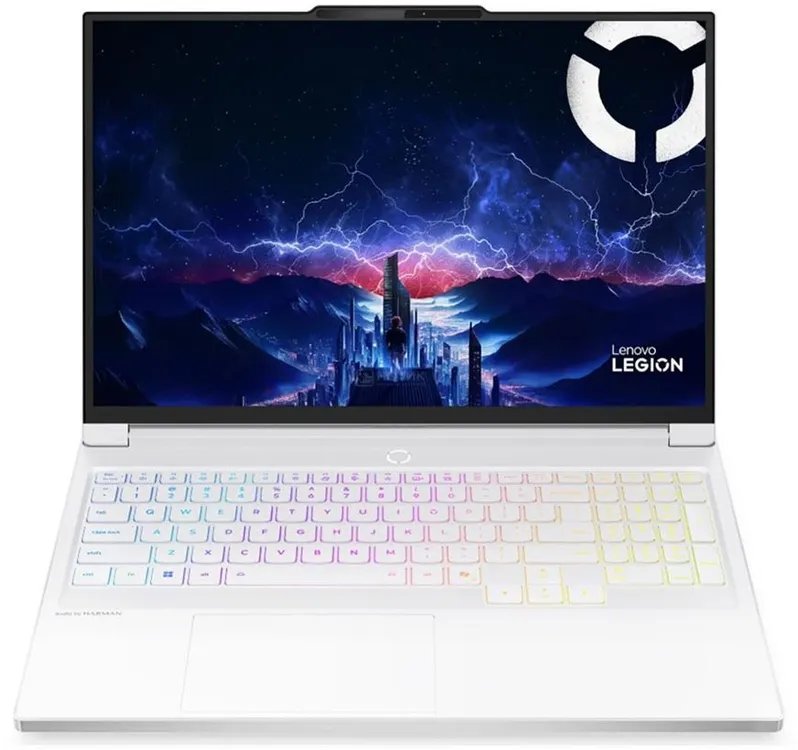 Ноутбук Lenovo Legion 7 16IAX10 (83KY002YCC) 16" WQXGA OLED 500N 165Hz/i Core U9 275HX/32Gb/1Tb SSD/RTX 5070 8Gb/W11/SKK/Glacier White