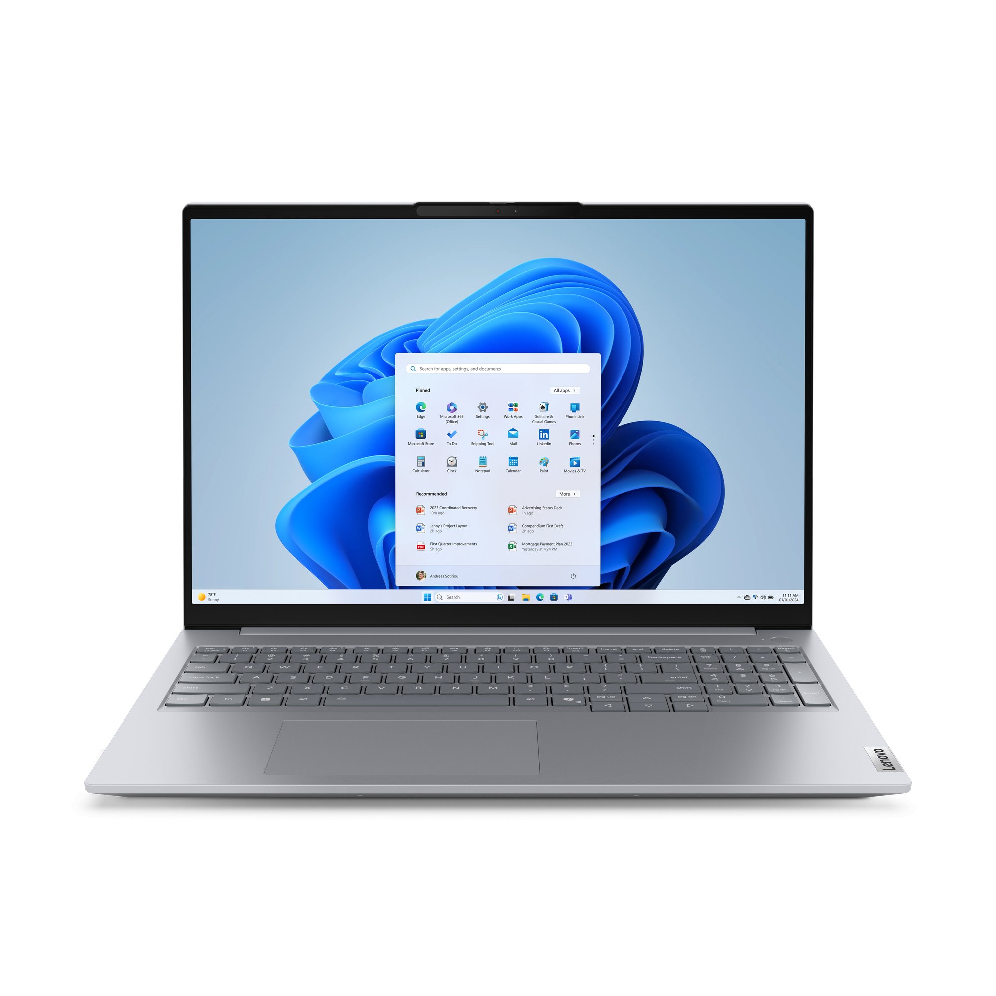 Ноутбук Lenovo ThinkBook 16 (21SK0030GQ_32) G8 IAL Intel Core Ultra 7 255H 4400MHz/16"/1920x1200/32GB/512GB SSD/Intel Arc Graphics/Wi-Fi/Без ОС
