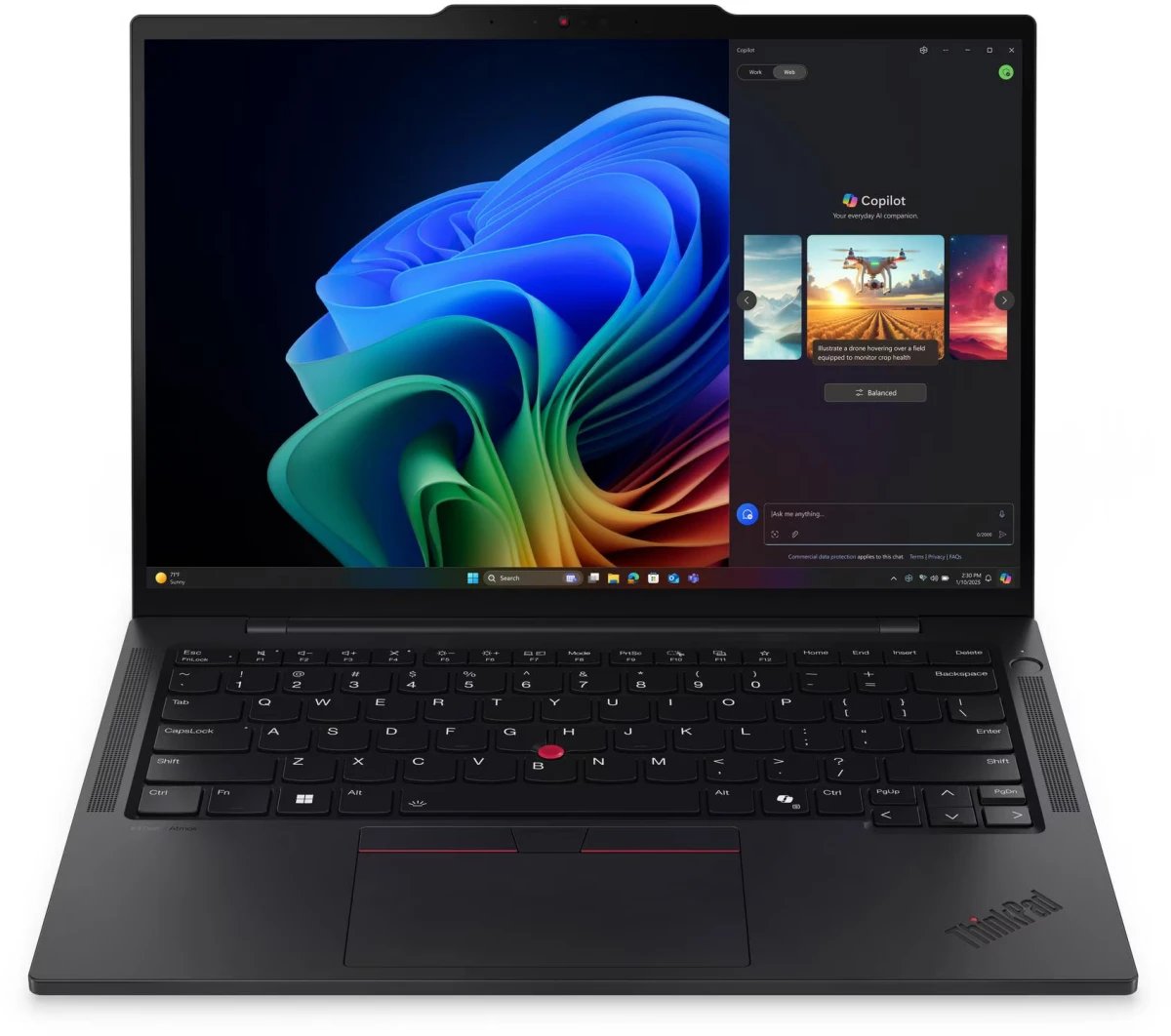 Ноутбук Lenovo ThinkPad T14s Gen 6 (21QX000MUS-Win11Pro) Intel Core Ultra 7 258V/32Gb (soldered D5)/SSD512Gb/UMA/14"/IPS/WUXGA/1920x1200/60Hz/Black