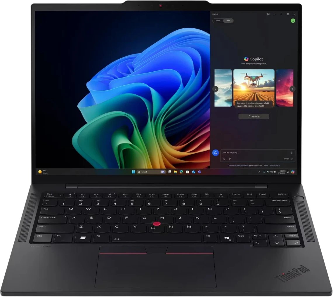 Ноутбук Lenovo ThinkPad T14s Gen 6 (21TB000DUS-Win11Pro)Ryzen AI 7 PRO 350 16Gb SSD 512Gb AMD Radeon 860M Graphics 14 WUXGA IPS (ENG) KBD RUENG Черный