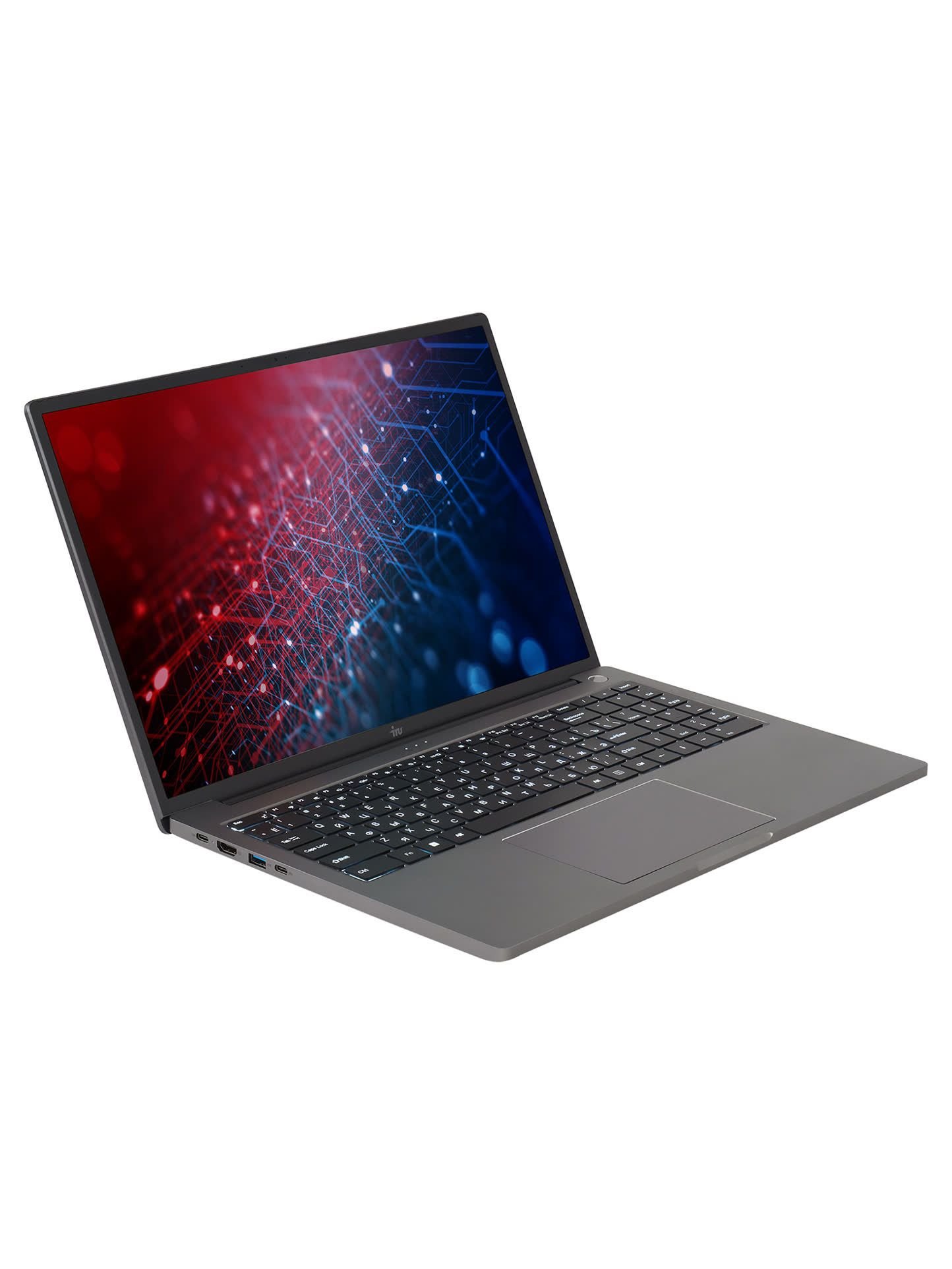 Ноутбук IRU Strato 16ALMR (2159330-Win11Pro) Core i5 12450H 16Gb SSD512Gb Intel UHD Graphics 16" IPS WQXGA (2560x1600) silver WiFi BT Cam 5400mAh