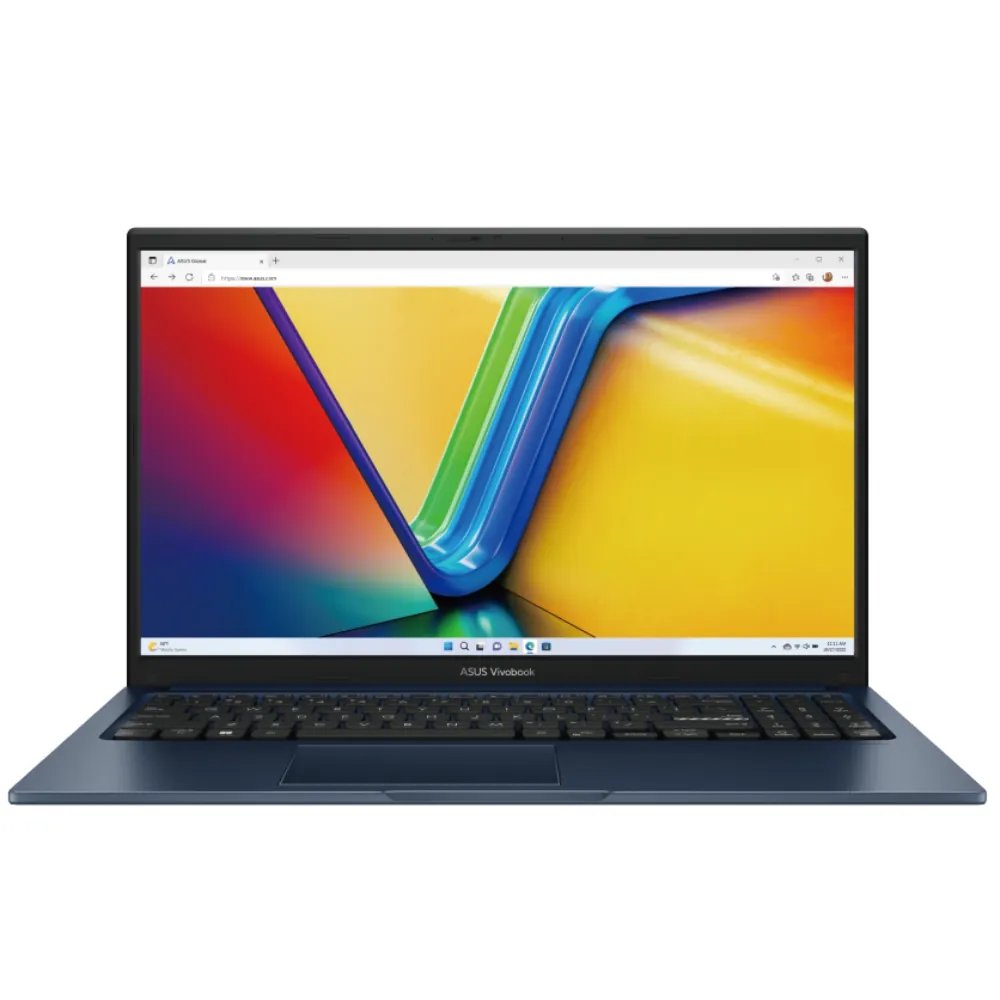 Ноутбук ASUS Vivobook 15 X1504VA-BQ4055, 15.6"  IPS/Intel Core 5 120U/16 ГБ DDR4/512 ГБ SSD/Intel Graphics/Без системы, Синий (90NB13Y1-M01PX0)
