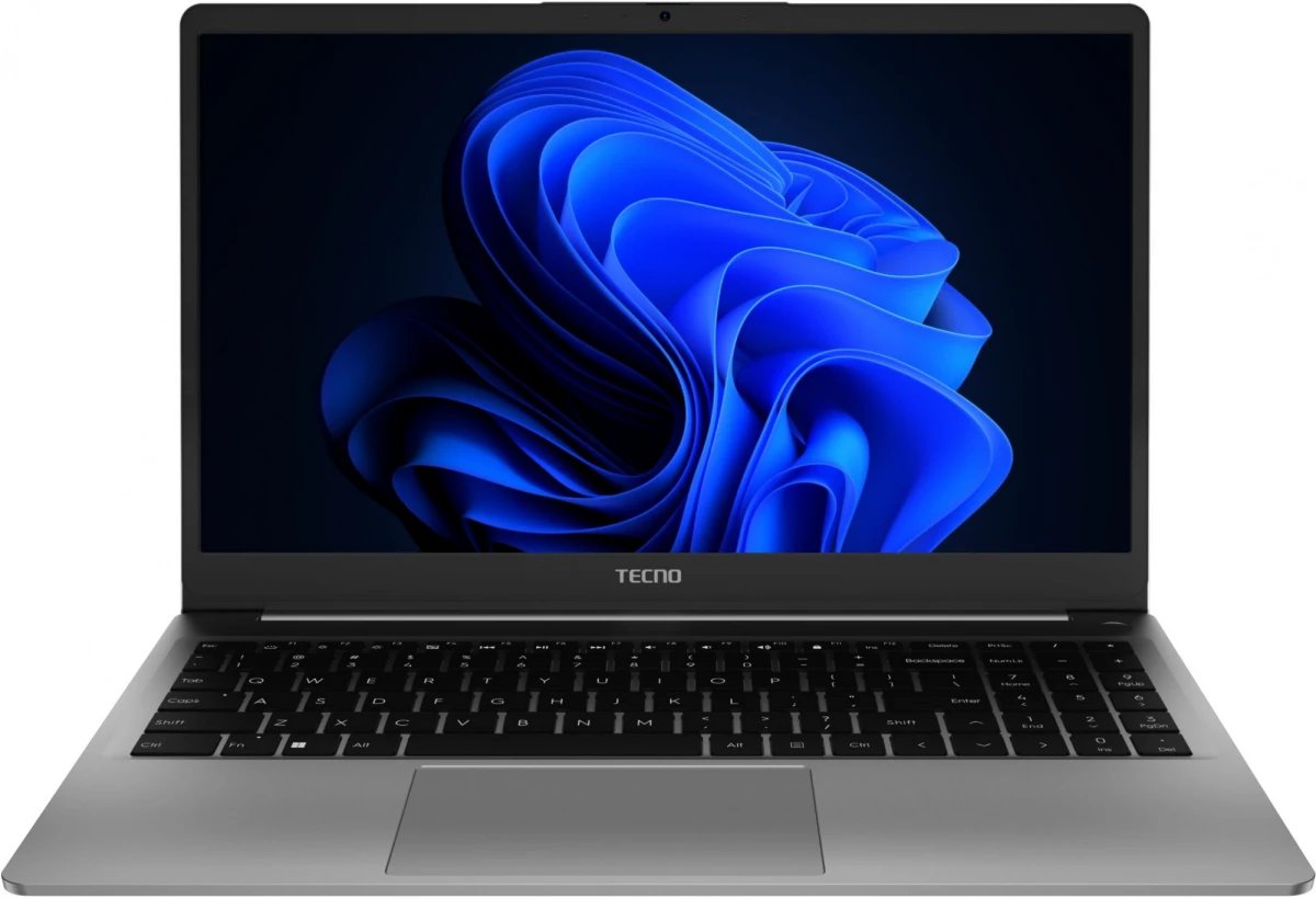 Ноутбук TECNO Megabook K15S K15SDA 4894947112638 Ryzen 5 7430U 16Gb SSD 512Gb AMD Radeon Graphics 15,6 FHD IPS Cam 70Вт*ч Win11 Серый