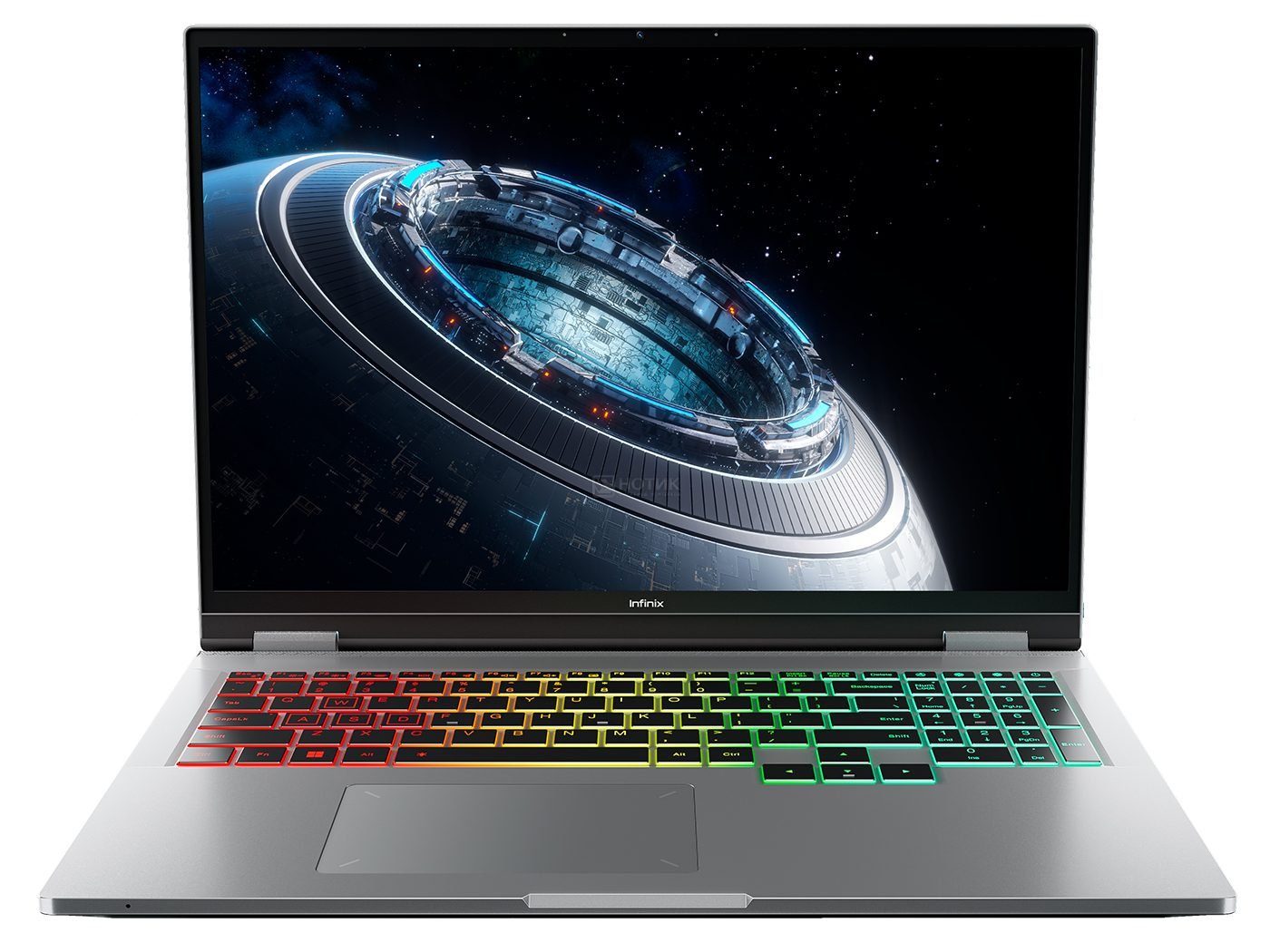 Ноутбук Infinix GTBook GL614 (71005000135) Intel Core i5-13420H/16Gb/SSD512Gb/RTX5060 8Gb (90W)/16"/IPS/WQXGA/2560x1600/120Hz/NoOS/Silver/1.99kg