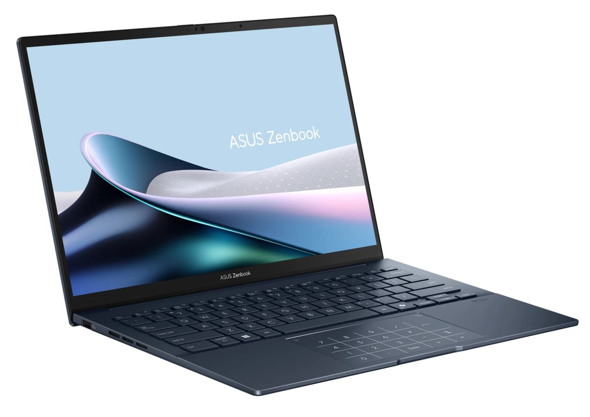 Ноутбук ASUS Zenbook 14 OLED UX3405CA-ST1336 (90NB14W1-M01Z50_Win11P) Intel Core Ultra 7 255H 4400MHz/14"/2880x1800/16GB/1024GB SSD/Intel Arc Graphics