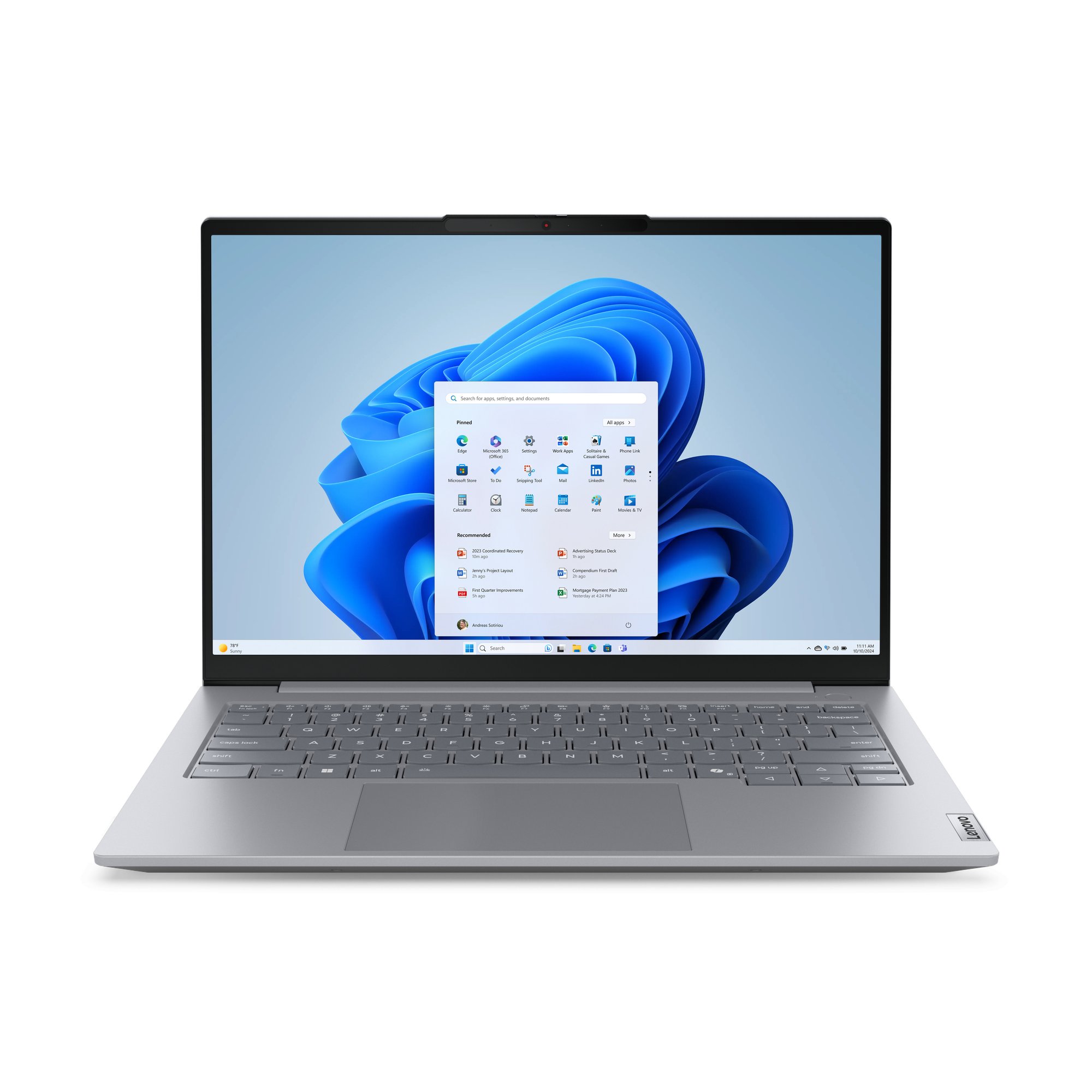 Ноутбук LENOVO ThinkBook 14 G8 IRL (21SG0033GQ) 14" IPS WUXGA Core 5 210H/16Gb/512Gb SSD/VGA int/FP/noOS/grey