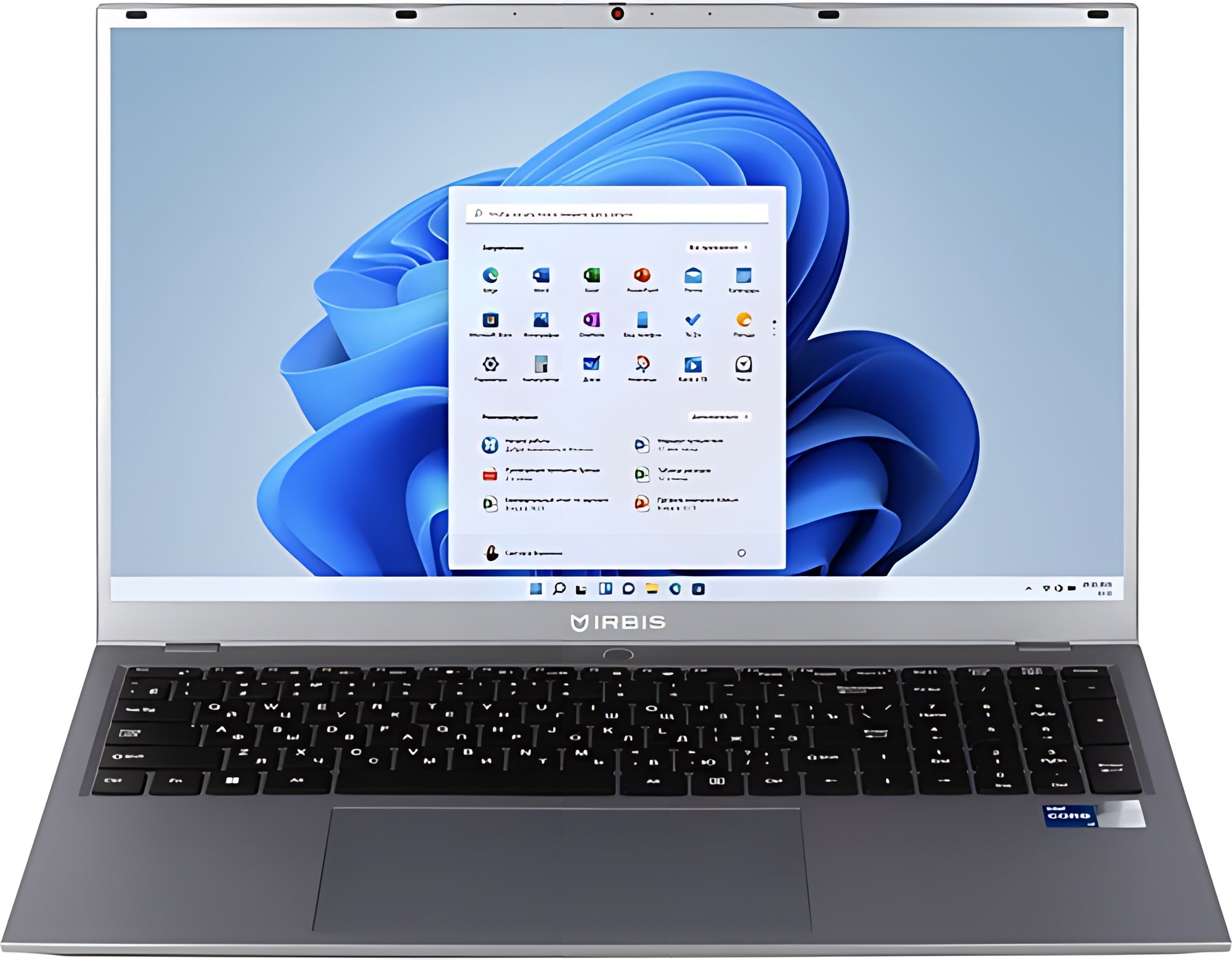 Ноутбук IRBIS 17NBP4504D_G2 17.3" FHD (1920x1080) IPS 300cd/Core i5-1235U/16Gb DDR4-3200(2)/1Tb SSD/Wi-Fi 6+BT 5/5800mAh/Kbd Backlit/FPS/TPM 2.0/Grey