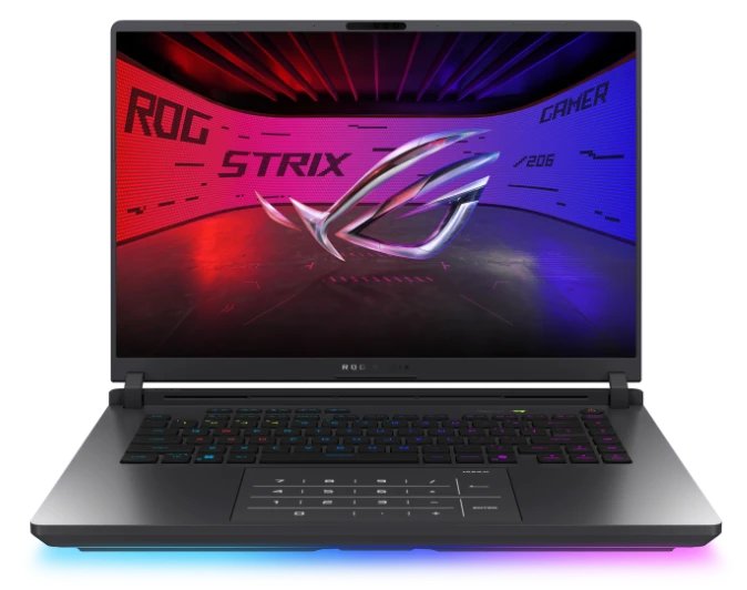 Ноутбук ASUS ROG Strix G16 G615LR-S5162 (90NR0LR1-M00670-32) Ultra 7 255HX 2300MHz/16"/2560х1600/32GB/1024GB SSD/GeForce RTX 5070 Ti 12GB/Wi-Fi/BT