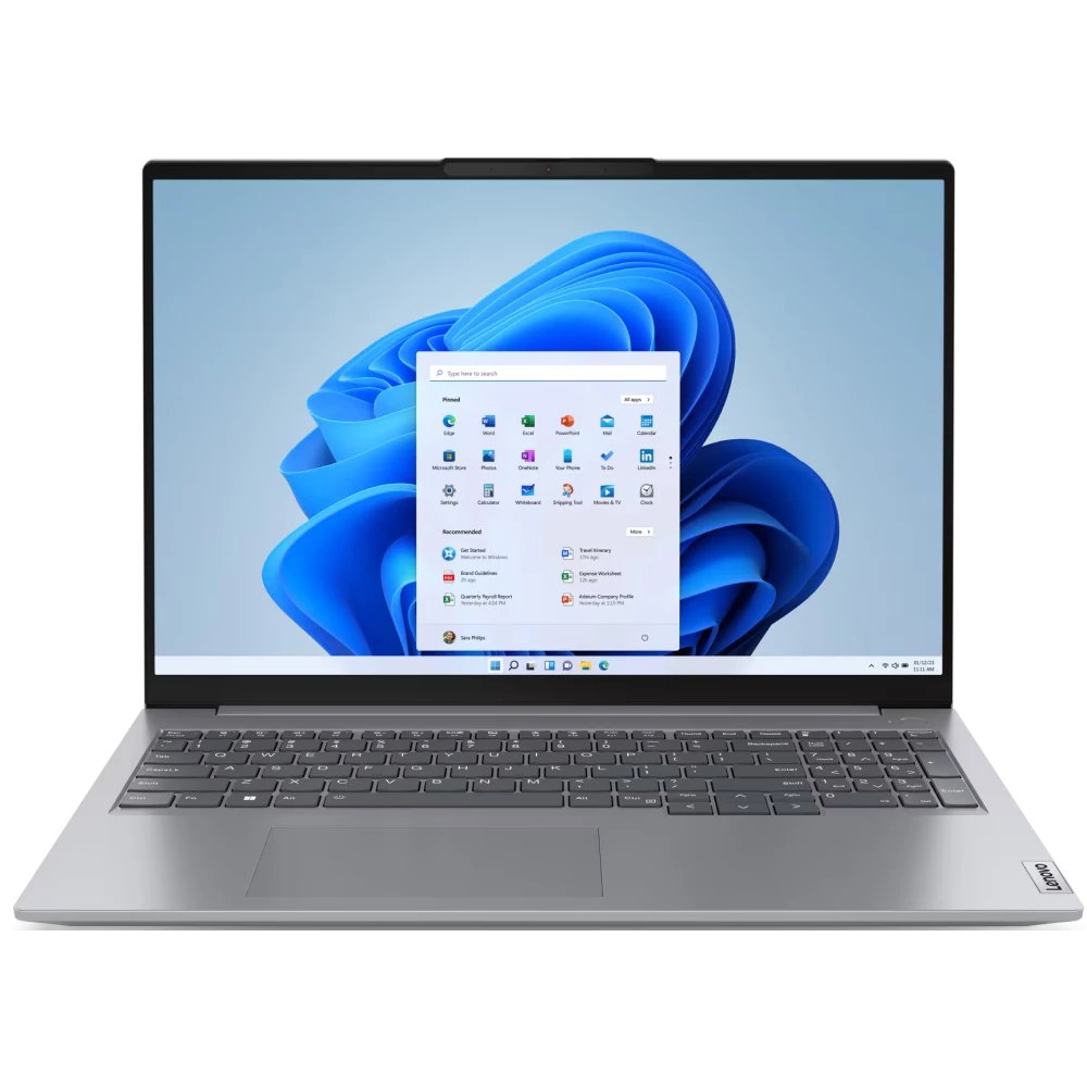 Ноутбук Lenovo Thinkbook 16 G6 IRL (21KH00SMEV) 16", IPS, Intel Core i5 13420H 2.1ГГц, 8 ядер, 16ГБ DDR5, 512ГБ SSD, Intel UHD Graphics, без ОС серый