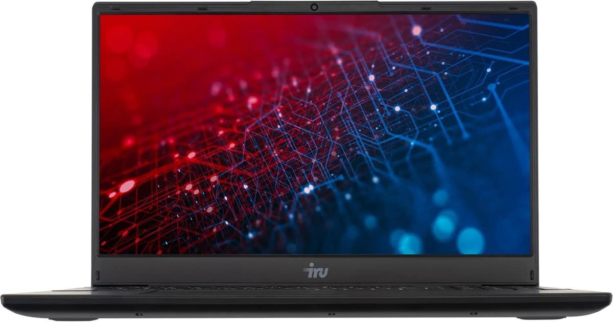Ноутбук IRU Tactio 15ALG (2044618) Core i5 1235U 8Gb SSD256Gb Intel Iris Xe graphics 15.6" IPS FHD Windows 11 Pro black WiFi BT Cam
