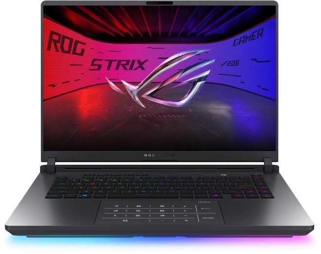 Ноутбук Asus Rog Strix G16 G615JMR-TS414 (90NR0LB1-M00KA0) i7 14650HX 16Gb SSD512Gb GF RTX 5060 8Gb 16" IPS WQXGA (2560x1600) без ОС grey WiFi BT Cam
