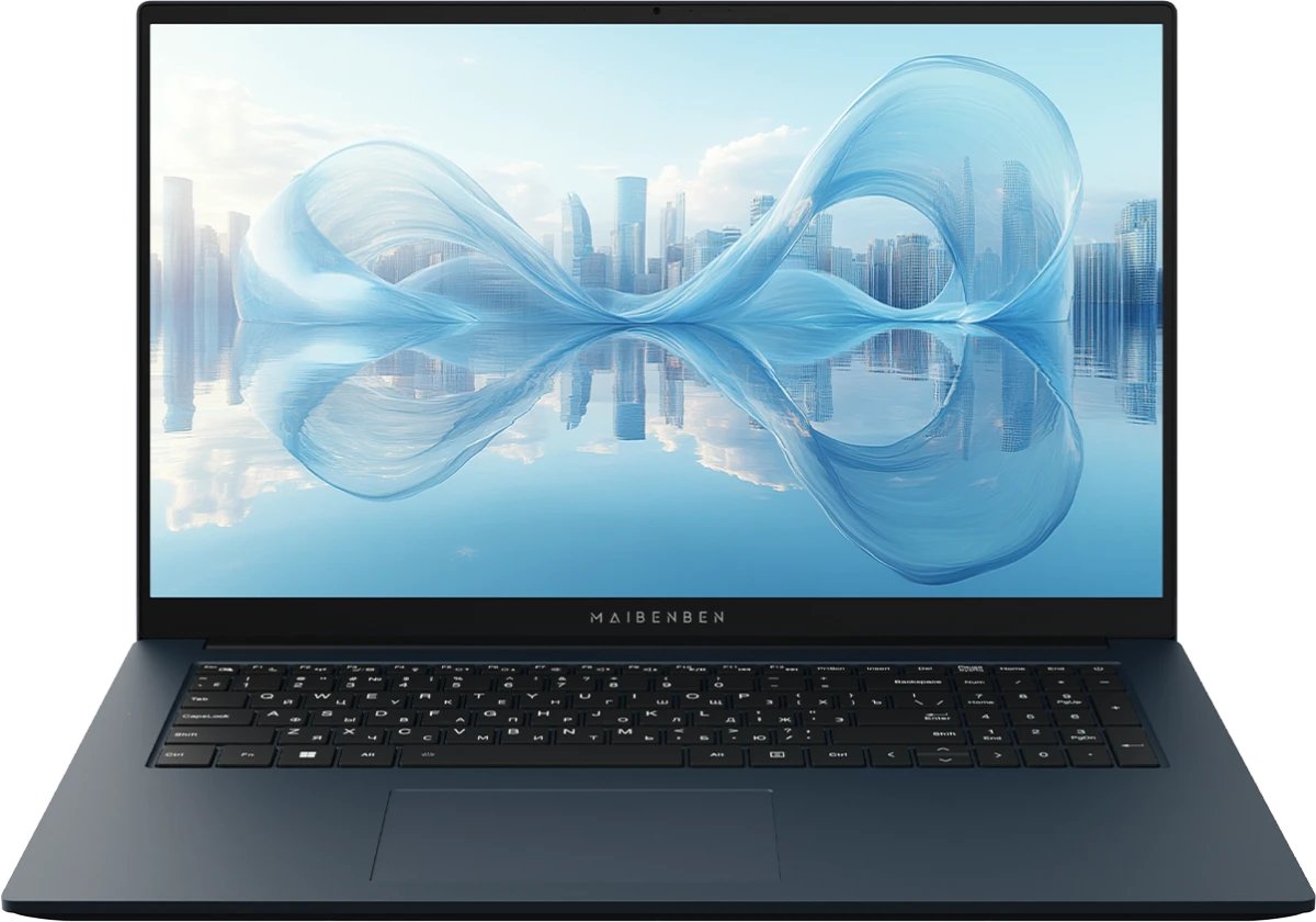 Ноутбук MAIBENBEN Medio M17A ( M17A-R343UM0B14LU4EB0-Win11Pro) Ryzen 3 4300U 8Gb SSD 512Gb AMD Radeon Graphics 17,3 FHD IPS Cam 45Вт*ч Синий
